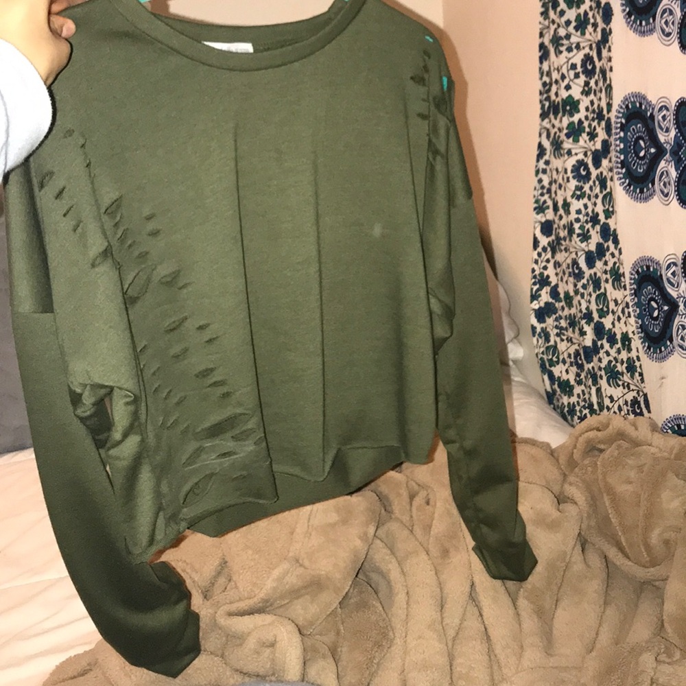 Crop top long sleeve sh